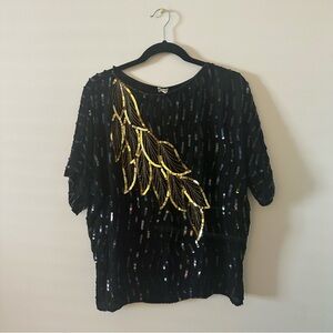 Vintage Sequin Top